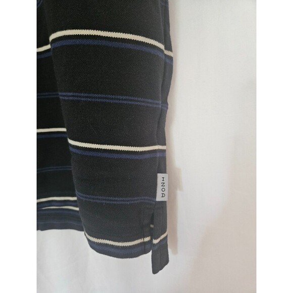 IZOD Men’s Polo XFG Golf Cool-FX Navy White Strip Size XL Preowned - Picture 2 of 8